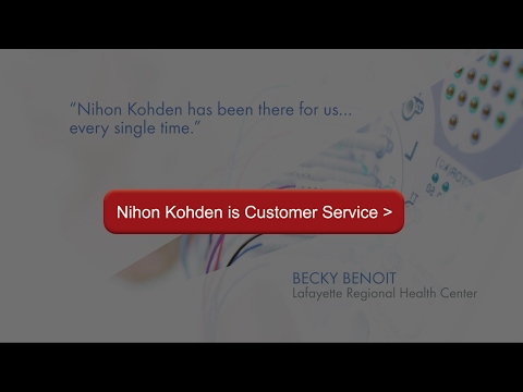 Nihon Kohden is Customer Service