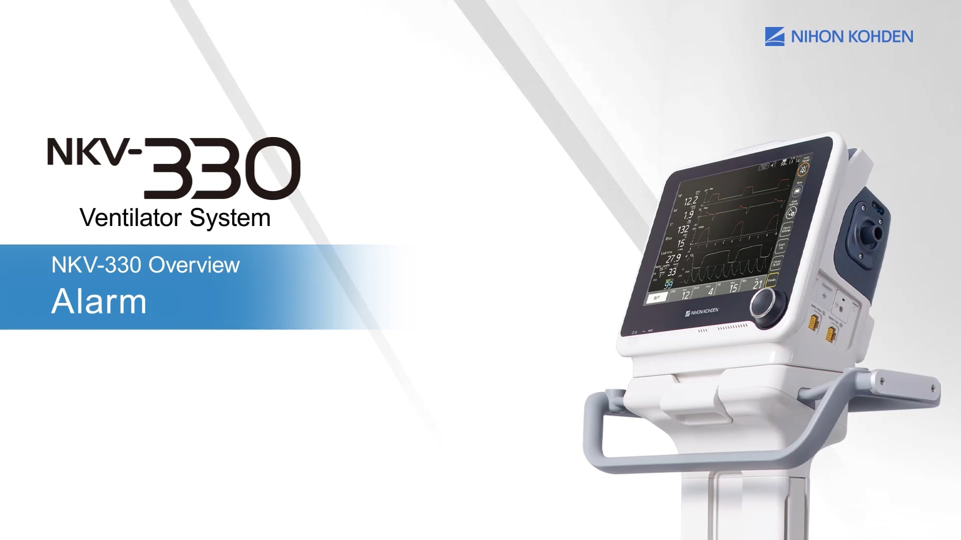 NKV-330 Ventilation System - Alarms